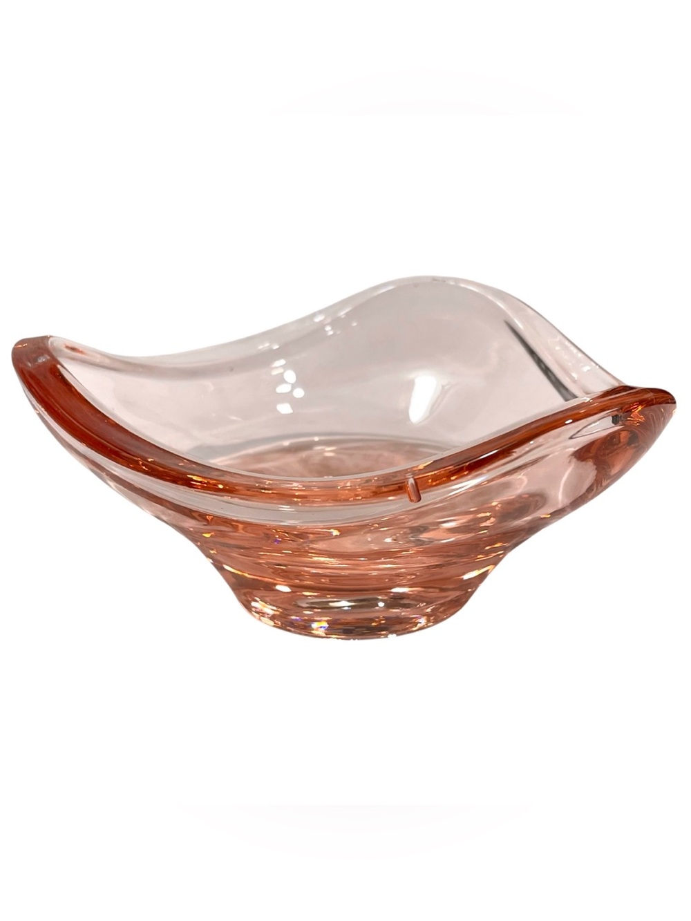 Vintage 1970s Zabkowice Poland Ashtray #2301 Designed Jan Sylwester Drost Pink